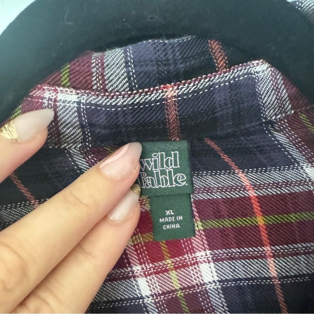 Wild Fable plaid western button down shirt - Picture 3 of 7